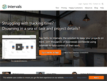 Tablet Screenshot of myintervals.com